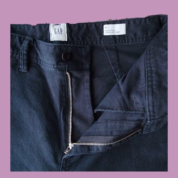 High Waisted Wide Leg Crop Pants Size 8 from The Gap - Picture 4 of 5